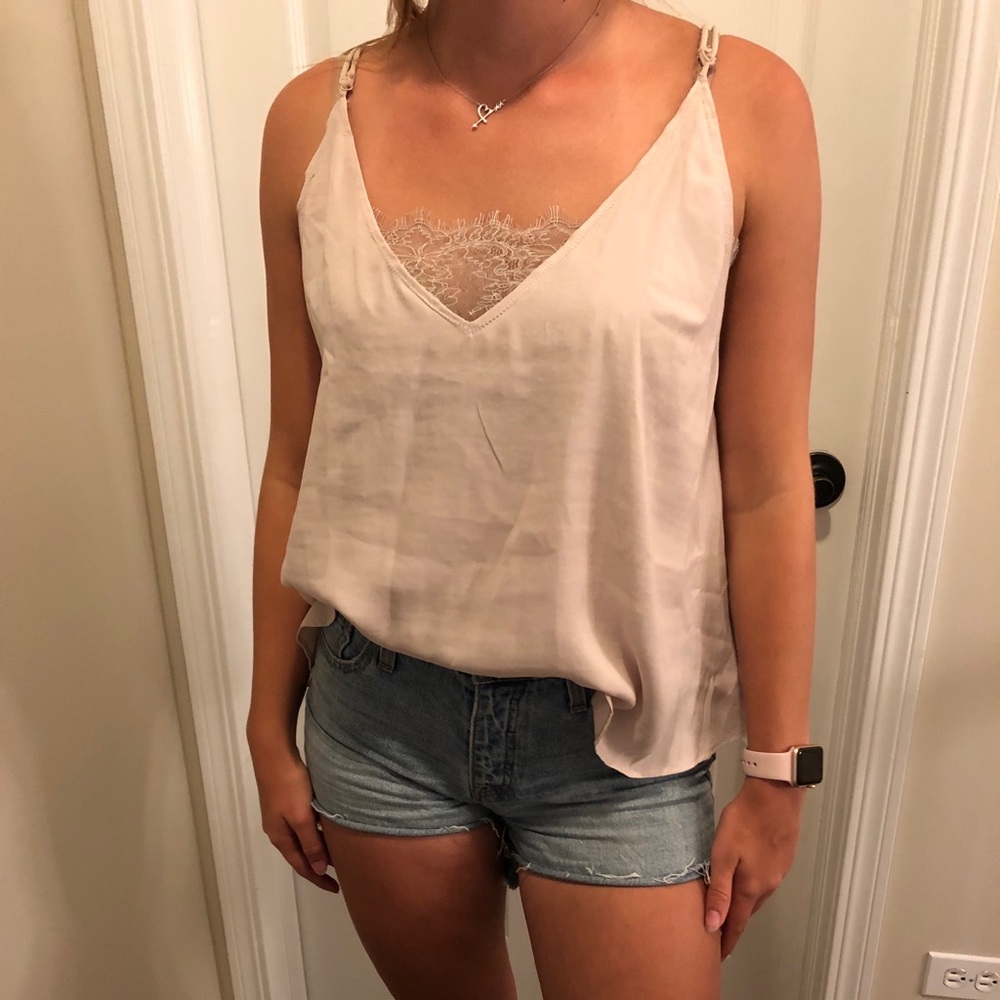 Free People lace tank top!